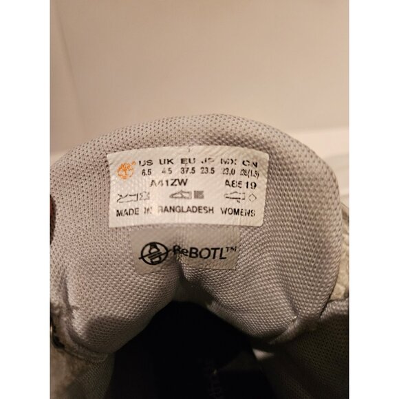 Timberland Greyfield Leather Boots Womens Sz 6.5 in White & Black Full Grain - Picture 8 of 8